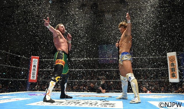 ケニー・オメガ&飯伏幸太が東京ドーム大会前最後の前哨戦で勝利!「僕らはDDT出身だけど新日本プロレスの未来のためにも頑張ってる」