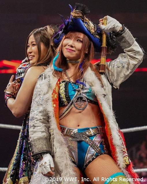 紫雷イオとカイリ・セインが4WAYでのNXT女子王座戦で正々堂々の戦いを宣言!