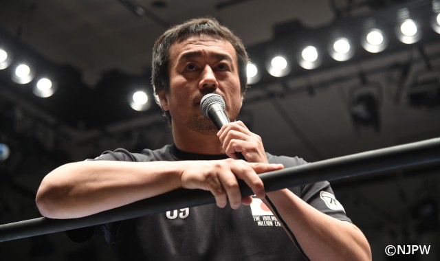 田口隆祐がIWGPジュニアタッグ新王者のエル・ファンタズモを撃破しての二冠王達成を宣言!「尻の1つや2つくれてやる」