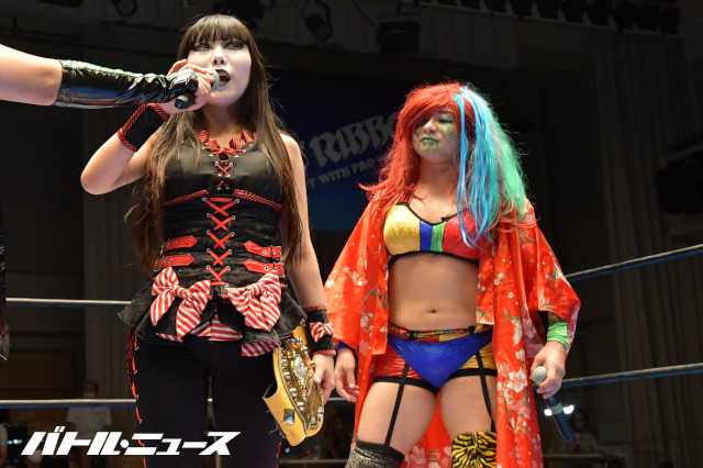 元史上最年少女子レスラー・ラム会長とアメリカ帰りのASUKAMAの王座戦が決定!
