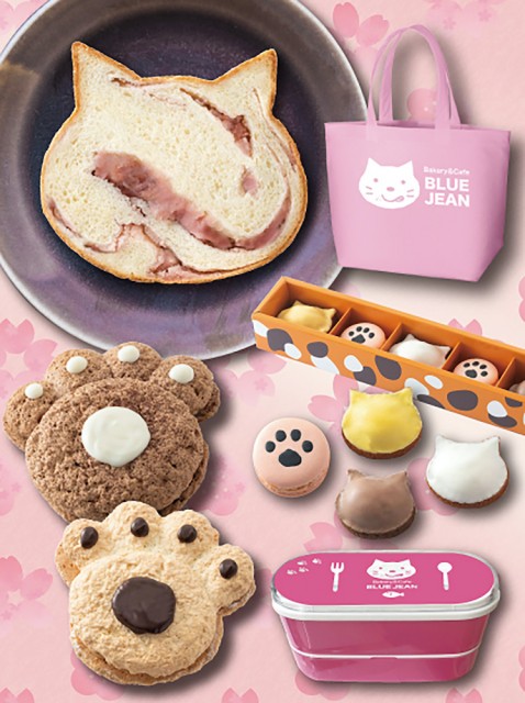 今回はお弁当箱もついてくる!猫型のパン&スイーツを詰め合わせた人気セット、春の新商品が発売