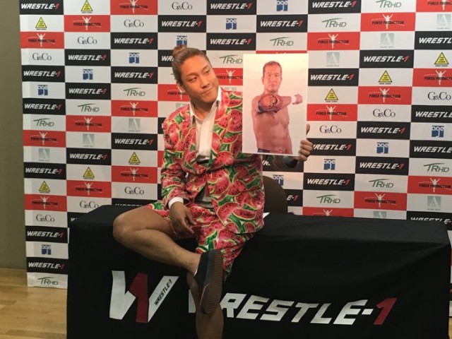 【WRESTLE-1】「芦野あたりをビビらせてほしい。弾丸!」イケメンの6.13後楽園大会のパートナーは田中将斗!記者会見②