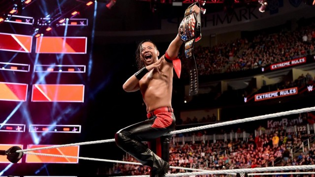 【WWE】中邑真輔がジェフ・ハーディを秒殺でついにUS王座戴冠!