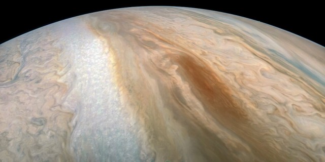 木星の茶色い楕円形模様「ブラウンバージ」の姿
