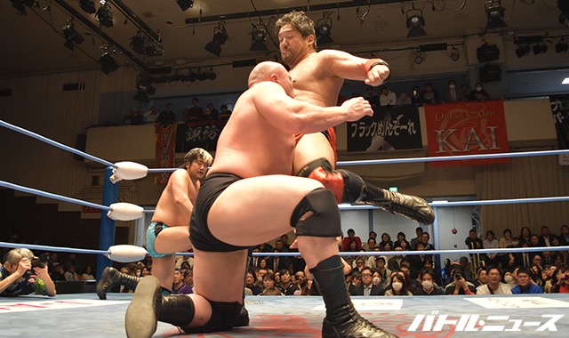 石川修司&諏訪魔が大日本プロレスから世界タッグ奪還!石川「俺は関本大介と岡林裕二にもまれてここまでになった」