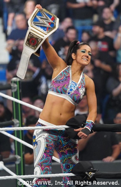 ベッキー・リンチがレイシー・エバンスを下しRAW王座防衛も女子MITBラダー戦を制したベイリーが新SD女子王者に!