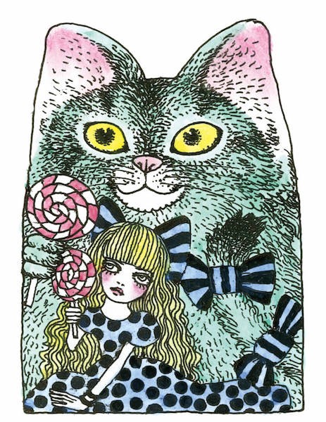 イラストレーターの巨匠 宇野亞喜良が愛猫をモチーフにした製品シリーズ Sunaco を発表 Cat Press 猫を愛するイラストレーター 宇野 亞喜良 う ｄメニューニュース Nttドコモ