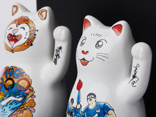キャプ翼 宇宙戦艦ヤマト作者のイラストが招き猫に ラッキーキャット東京エディション Cat Press 宇宙戦艦ヤマト や 銀河鉄999 などの作 ｄメニューニュース Nttドコモ