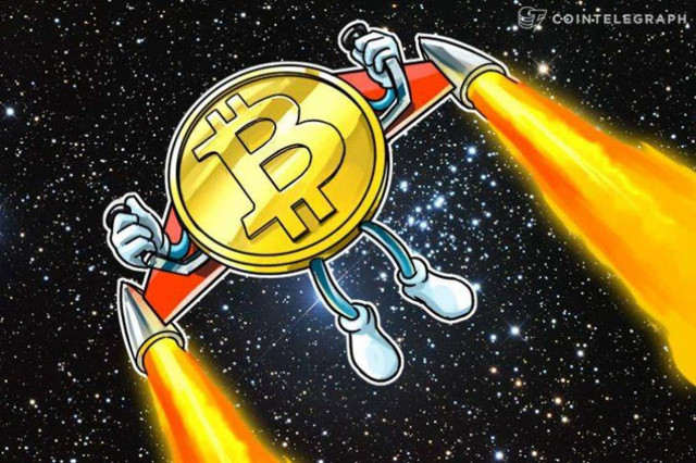 ビットコインの時価総額が過去最高を更新