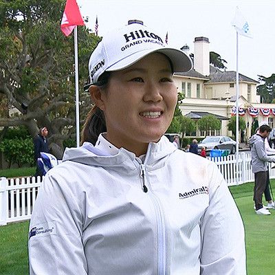 畑岡奈紗「優勝できるように頑張りたい」 難コース警戒もメジャー初