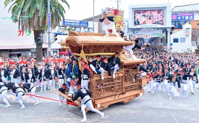 岸和田だんじり祭35年の歩み だんじり だんぢり 地車 昭和 平成 写真