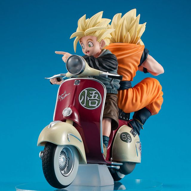 ドラゴンボール」スーパーサイヤ人の悟空＆悟飯がバイクでおでかけ♪ 和やかな姿がフィギュアに（アニメ！アニメ！）｜ｄメニューニュース（NTTドコモ）