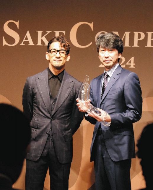 サッカー元日本代表・中田英寿さん、「味のレベルが上がっている」『SAKE COMPETITION』表彰式