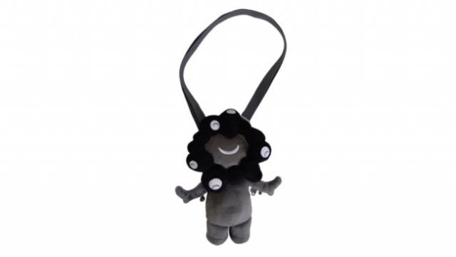 Mサイズ 新品タグ付き 黒ミャクミャク お手玉ぬいぐるみ 黒ミャクミャクぬいぐるみ、万博会場内ストア限定で新登場