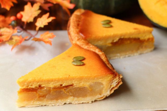 グラニースミスの秋限定「パンプキンチーズケーキ アップルパイ」濃厚な甘みのかぼちゃ×コク深いチーズ