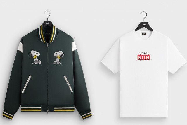 【60％OFF】 Kith「ピーナッツ」コラボアイテム、スヌーピー刺繍のジャケット トップス