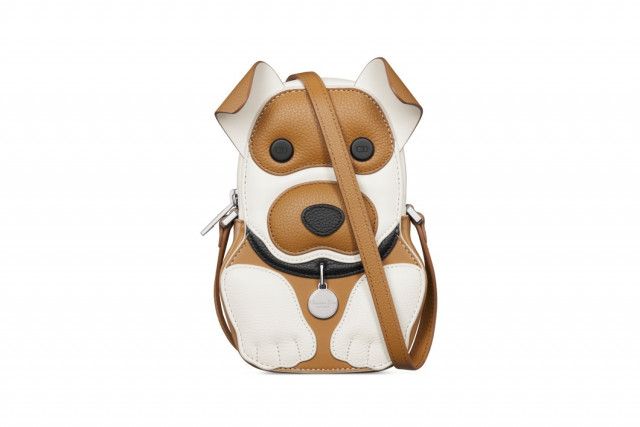 【新品未開封・送料無料】 ディオールの“犬型”メンズバッグ＆ミニポーチ、耳や首輪もレザー バッグ