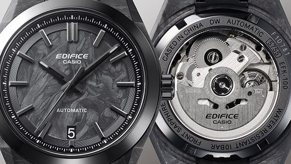 EDIFICE ブラック ステンレス時計 EDIFICE | CASIO