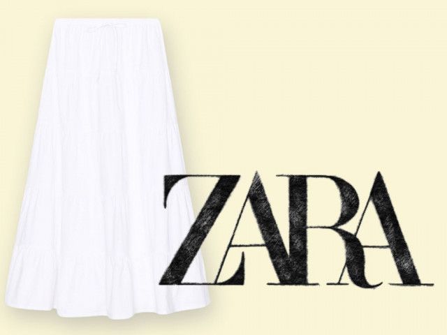 春夏に映える“白”！【ZARA】大人のきれい見え♡「ロングスカート 