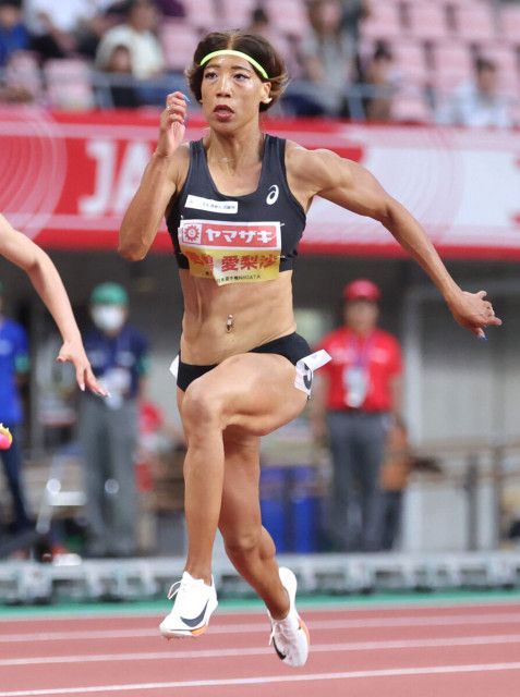 君嶋愛梨沙が１１秒４６で女子１００メートル３連覇も五輪は厳しく…２００メートルも「諦めずに堂々と」