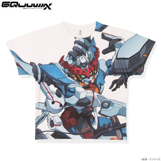 GQuuuuuuX、赤いガンダムが大胆にデザインされたTシャツも