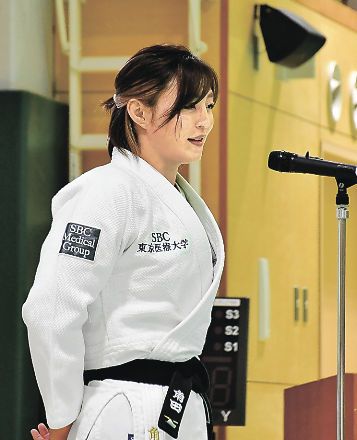 挫折が「好き」を教えてくれた パリ五輪金の角田夏実さん語る 群馬・前橋市で少年柔剣道教室（上毛新聞）｜ｄメニューニュース（NTTドコモ）