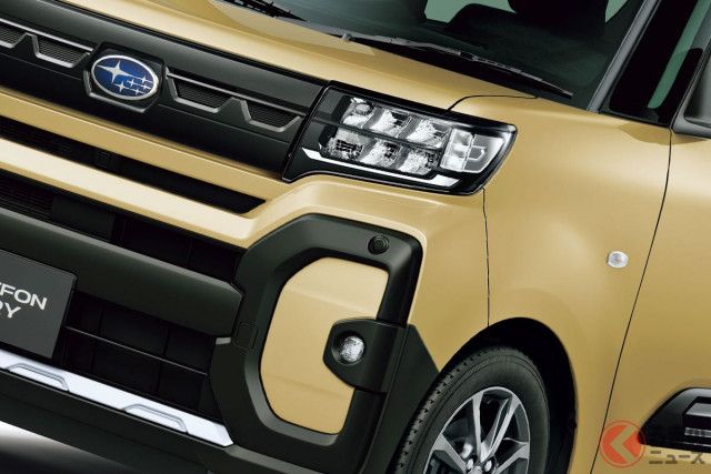 若者に人気のブランド Aero Subaru GOLD希少カラー （スバル 新型「SUV軽ワゴン」発表 航空機・ヘリコプター