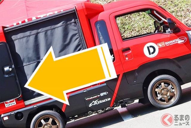 ダイハツが「“斬新”軽トラ」実車展示へ！ 「荷台がめちゃ伸びる」“ながーーい”軽トラが再登場！ 超「画期的なロングボディ」でラリーをサポート！  SPKとWRC参戦へ（くるまのニュース）｜ｄメニューニュース（NTTドコモ）