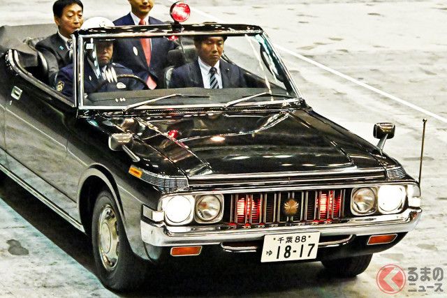 いまだ現役！ 50年前のトヨタ「クラウン“パトカー”」登場！ 千葉