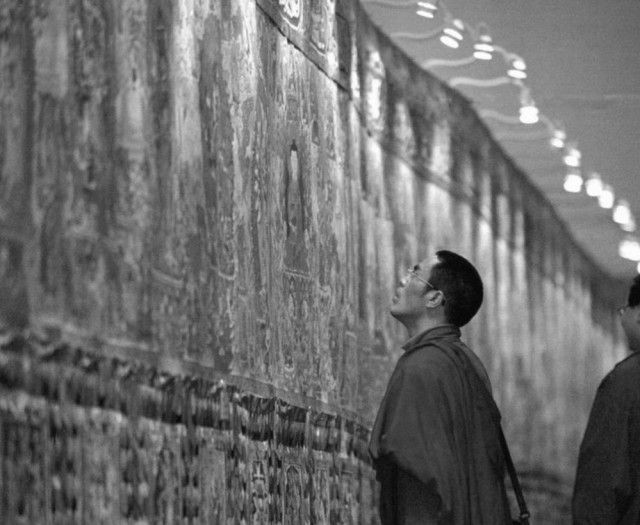 ＜あのころ＞最長の絵巻でチベット世界　北京の博物館で公開