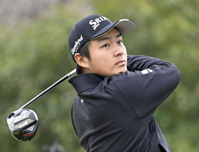 20歳のアマ中野麟太朗が首位　東建男子ゴルフ第1日