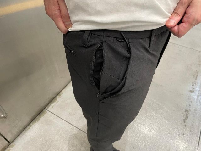 パンツ after  work nude:masahiko maruyama - Wool Braid Fringe Drop Crotch Pants