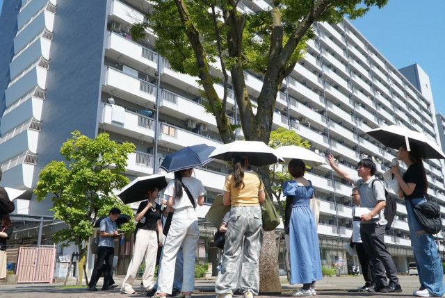 大東文化大のゼミ生が高島平団地を視察　産学連携プロジェクトの一環で