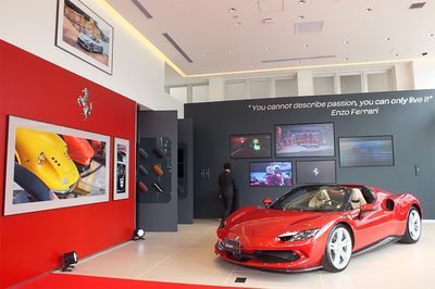 ヤナセが初開業、「フェラーリ」販売拠点の全容