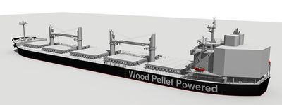 日本郵船が世界初開発へ、木質ペレット燃料のバイオシップとは？