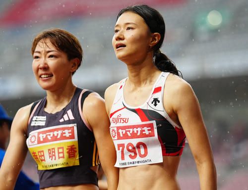 【陸上】田中佑美２着、パリ五輪代表は世界ランキング次第　女子100ｍ障害