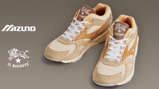 ミズノと「IL BISONTE」のコラボスニーカーがおしゃれ！MIZUNOの ...