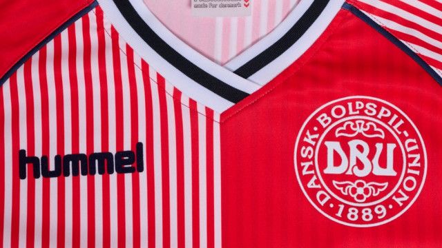 お洒落すぎ…サッカーデンマーク代表の80年代ユニフォームが復刻