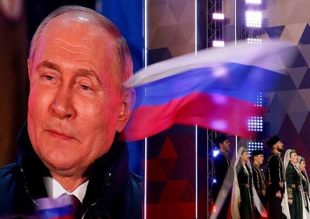 情報ＢＯＸ：ロシア大統領選で圧勝したプーチン氏、次の6年の主な課題