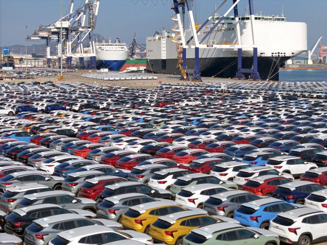 中国自動車輸出、4月は過去最高　国内販売は減少に減じる