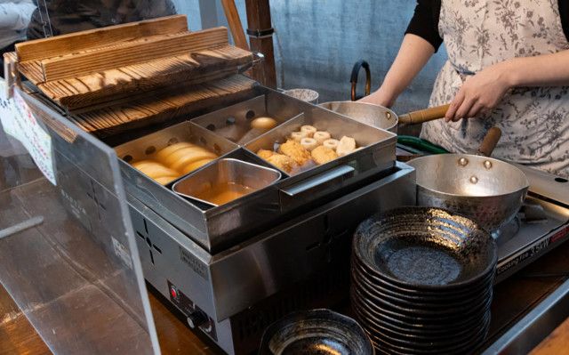 安い 屋台 エプロン おでん