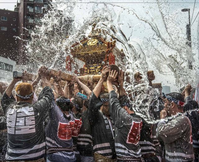 深川八幡祭写真集 昭和56年 下町タイムス社 水かけ祭り 富岡八幡宮