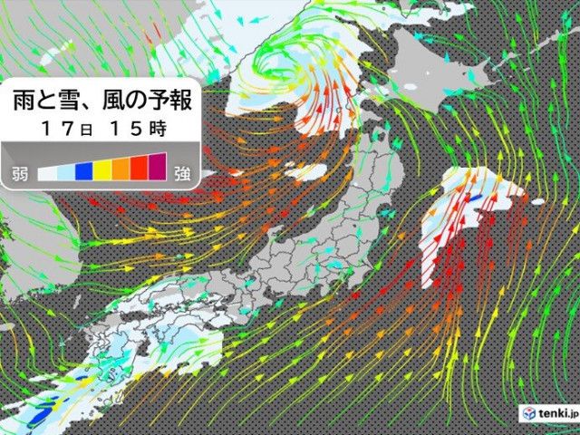17日は次第に雨や雪　春分の日は日本海側を中心に大雪のおそれ　交通への影響注意