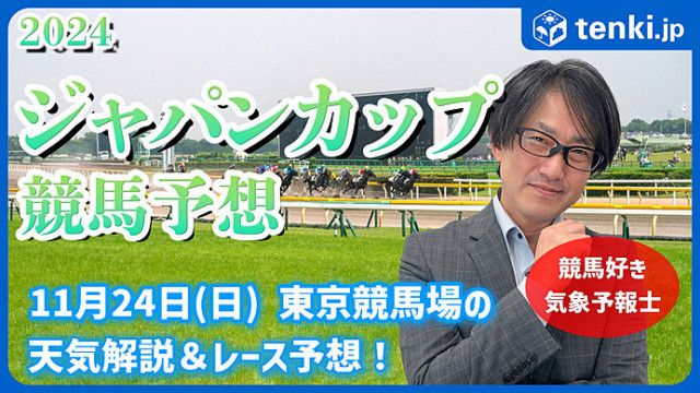 【動画あり】ジャパンカップ2024 競馬好き気象予報士の天気解説＆レース予想！（tenki.jp）