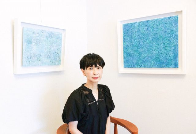 葉山在住の画家、鴻来有希さんが「葉山の海水で描く、育てる絵画 展」を６月22日から7月15日、葉山町づくりギャラリーで開催〈逗子市・葉山町〉（タウンニュース）｜ｄメニューニュース（NTTドコモ）