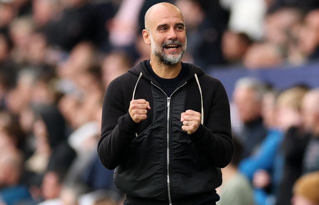 エバートン戦終盤の2発で勝利のシティ、グアルディオラ監督はCL出場権