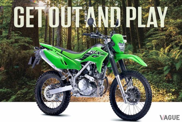 2024年に復活か!? カワサキがオフロード車「KLX230」の新型を初公開！  林道ツーリングに最適な注目バイクの気になる実力とは？（VAGUE）｜ｄメニューニュース（NTTドコモ）