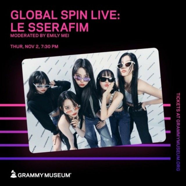 LE SSERAFIM」、「Global Spin Live」に出演決定…チケットが1分で完売