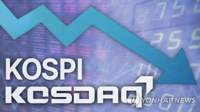 韓国総合株価指数が反落　１．０３％安