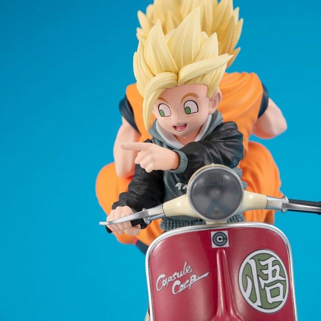 ドラゴンボールＺ」バイクに乗った悟空＆悟飯、超絶フィギュア で登場！最強親子の和やかシーンを緻密再現（よろず～ニュース）｜ｄメニューニュース（NTTドコモ）